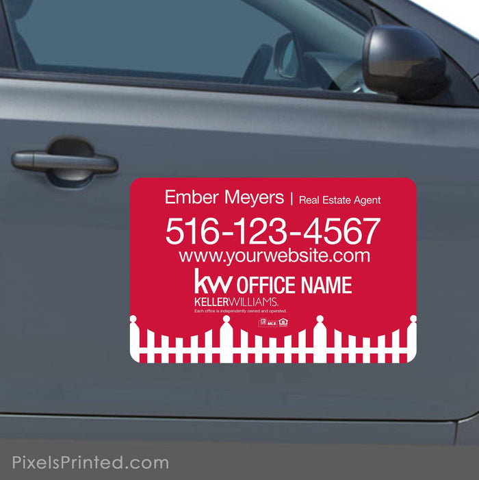Keller Williams car magnets PixelsPrinted