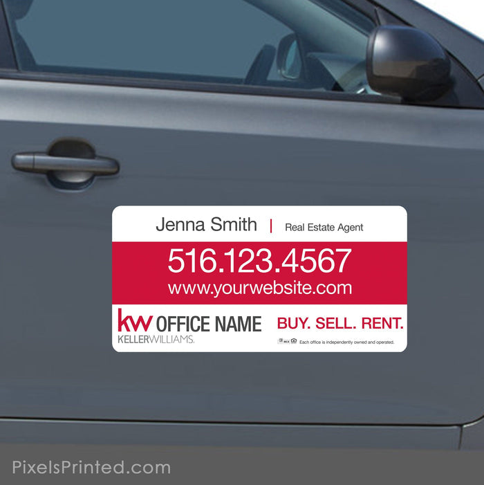Keller Williams car magnets PixelsPrinted