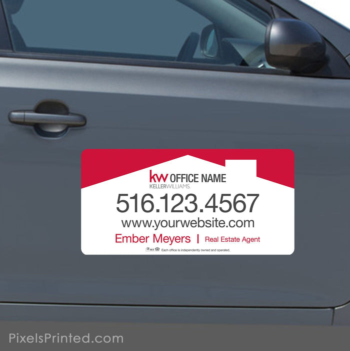 Keller Williams car magnets PixelsPrinted