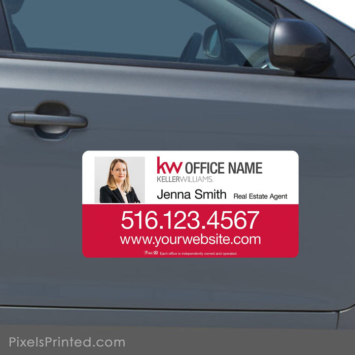 Keller Williams car magnets PixelsPrinted