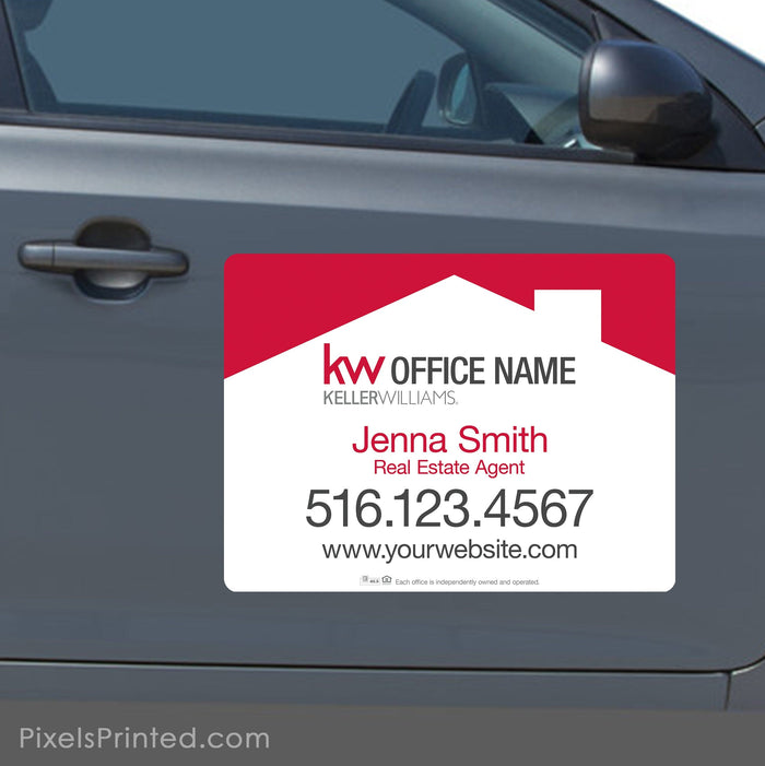 Keller Williams car magnets PixelsPrinted
