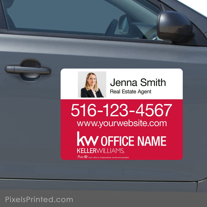 Keller Williams car magnets PixelsPrinted