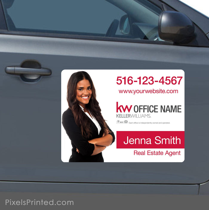 Keller Williams car magnets PixelsPrinted