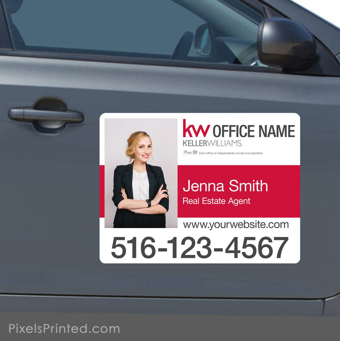 Keller Williams car magnets PixelsPrinted