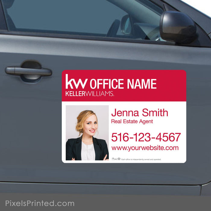 Keller Williams car magnets PixelsPrinted