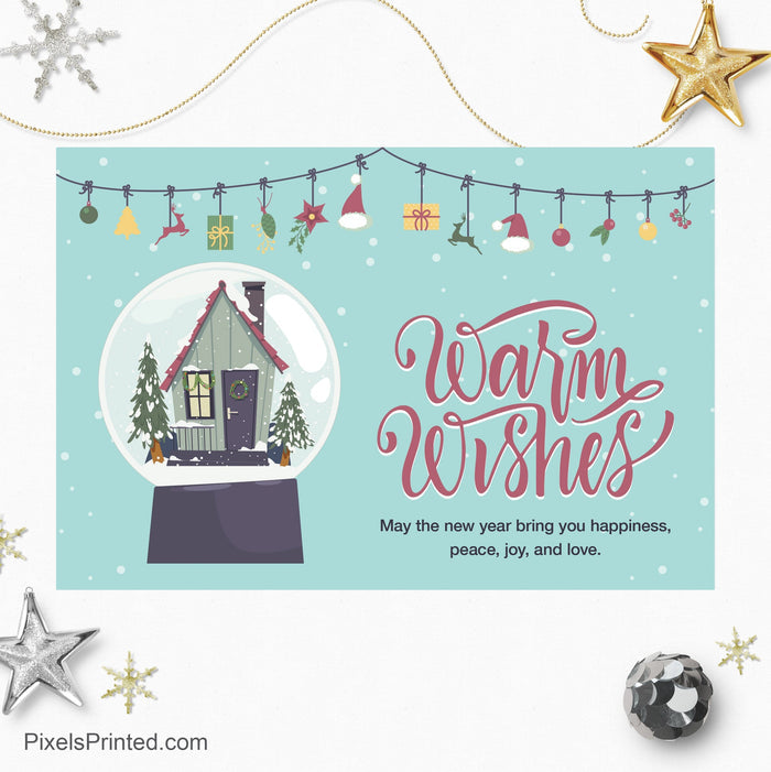 Keller Williams Christmas holiday postcards PixelsPrinted