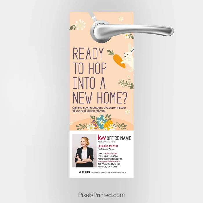 Keller Williams Easter door hangers PixelsPrinted