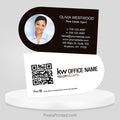 Keller Williams half circle business cards Business Cards PixelsPrinted