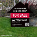 Keller Williams house shaped yard signs yard signs PixelsPrinted