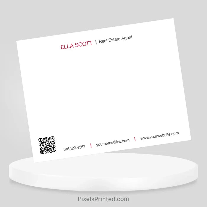 Keller Williams notecards notecards PixelsPrinted
