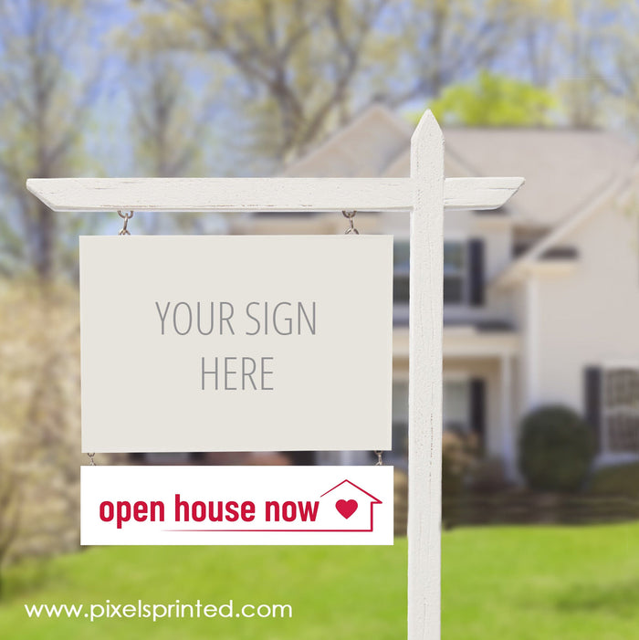 Keller Williams open house sign riders PixelsPrinted
