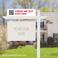 Keller Williams QR code sign riders PixelsPrinted