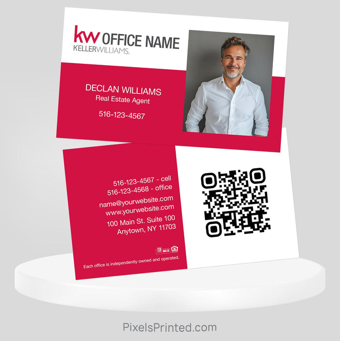 Keller Williams real estate business cards Business Cards PixelsPrinted