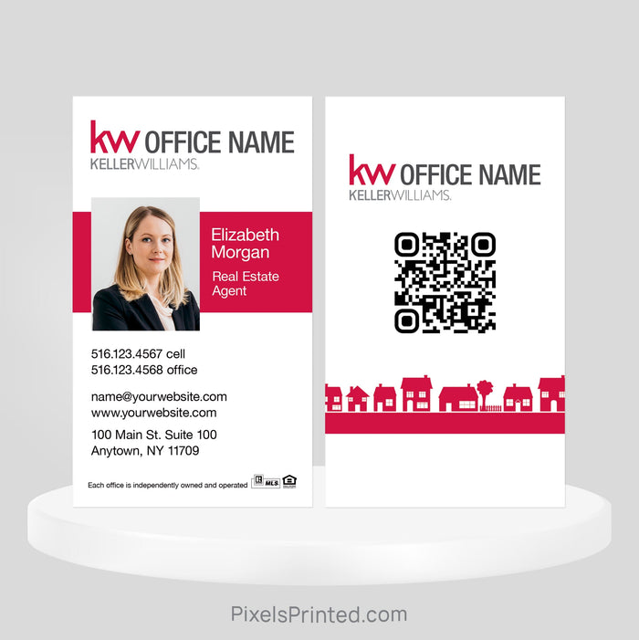 Keller Williams real estate business cards Business Cards PixelsPrinted