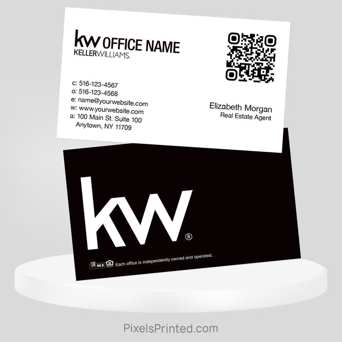 Keller Williams real estate business cards Business Cards PixelsPrinted