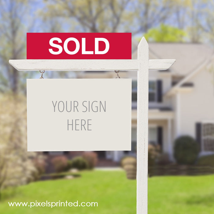 Keller Williams sold sign riders PixelsPrinted