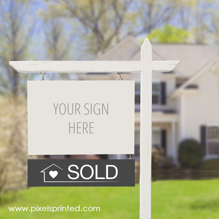 Keller Williams sold sign riders PixelsPrinted