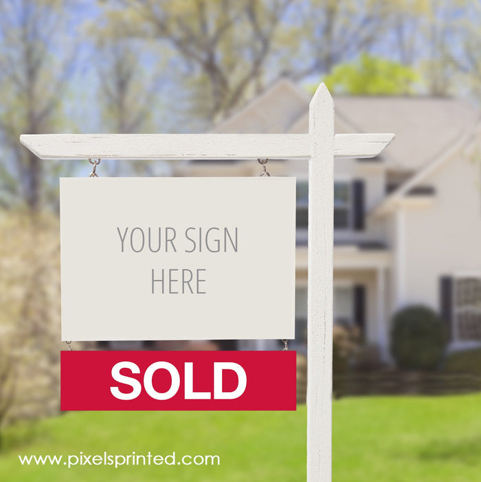 Keller Williams sold sign riders PixelsPrinted