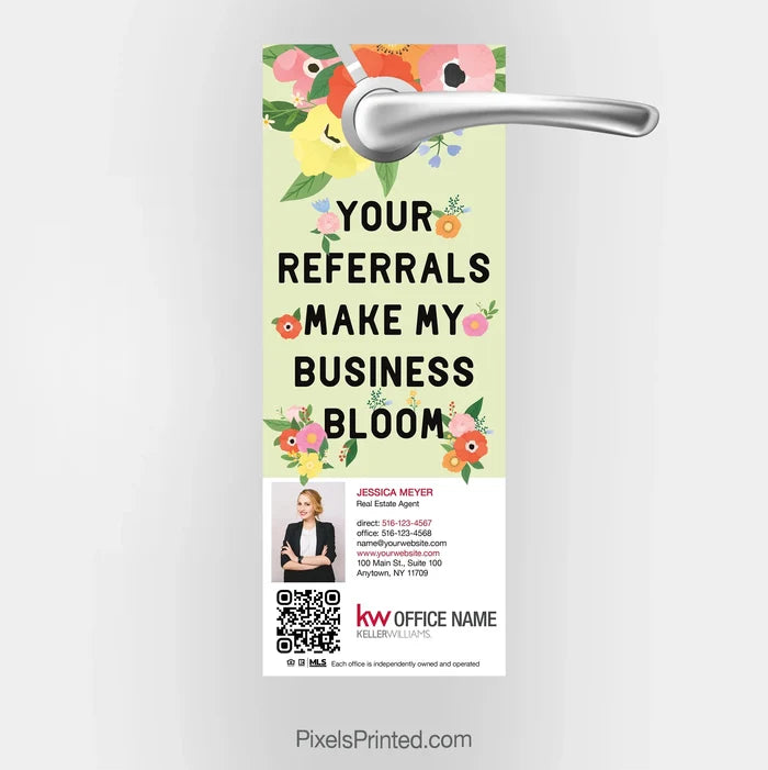 Keller Williams spring market door hangers PixelsPrinted