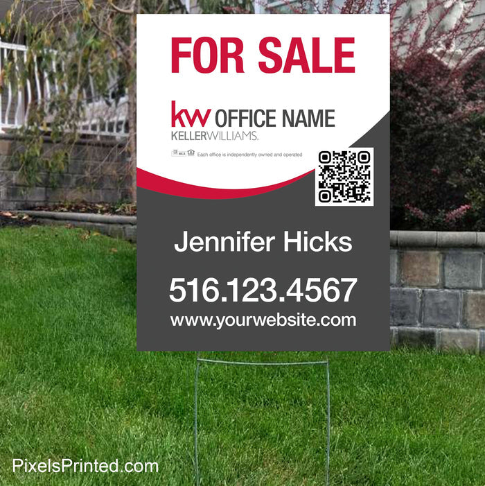 Keller Williams yard signs yard signs PixelsPrinted