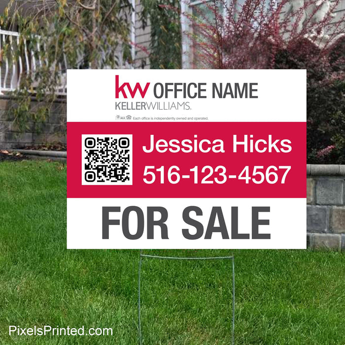 Keller Williams yard signs yard signs PixelsPrinted