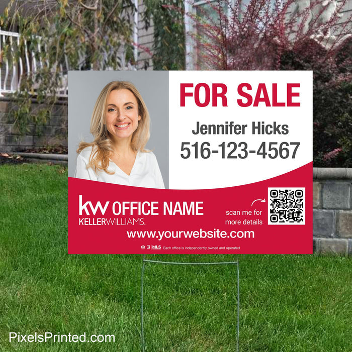 Keller Williams yard signs yard signs PixelsPrinted