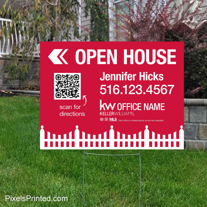 Keller Williams yard signs yard signs PixelsPrinted