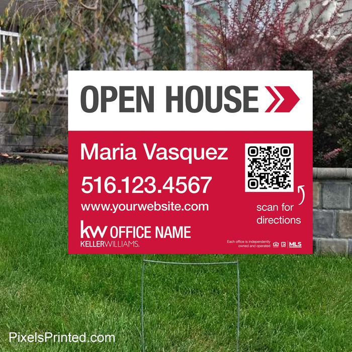 Keller Williams yard signs yard signs PixelsPrinted