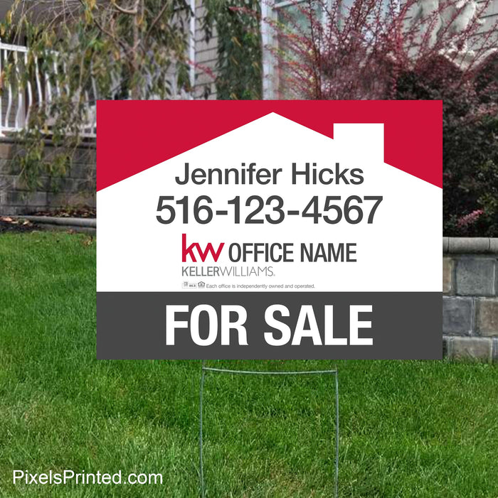 Keller Williams yard signs yard signs PixelsPrinted