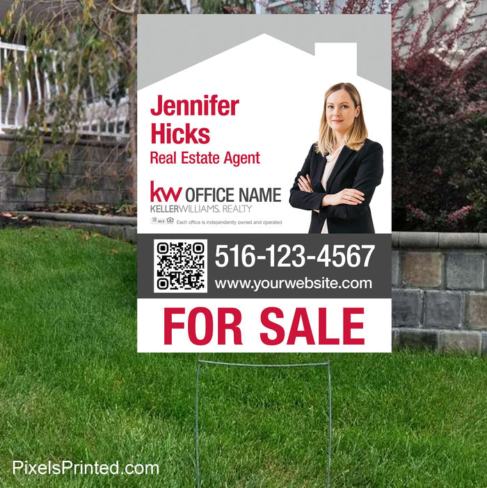 Keller Williams yard signs yard signs PixelsPrinted