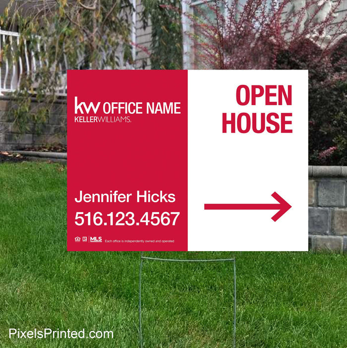 Keller Williams yard signs yard signs PixelsPrinted