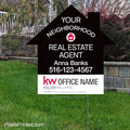 Keller Williams your neighborhood agent yard signs, your neighborhood realtor yard signs