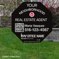 Keller Williams your neighborhood agent yard signs, your neighborhood realtor yard signs