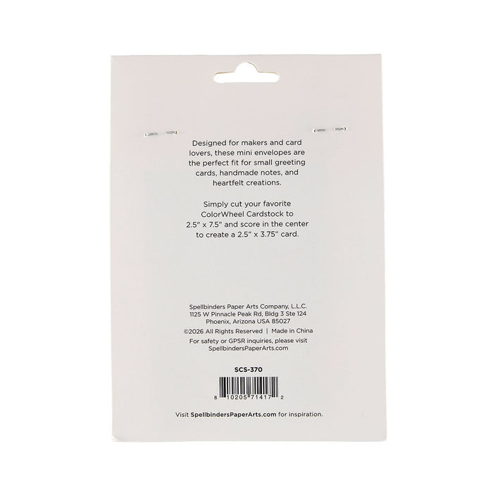Kraft Mini Envelopes - 25 Pack