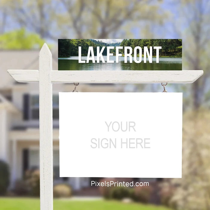 lakefront sign riders PixelsPrinted