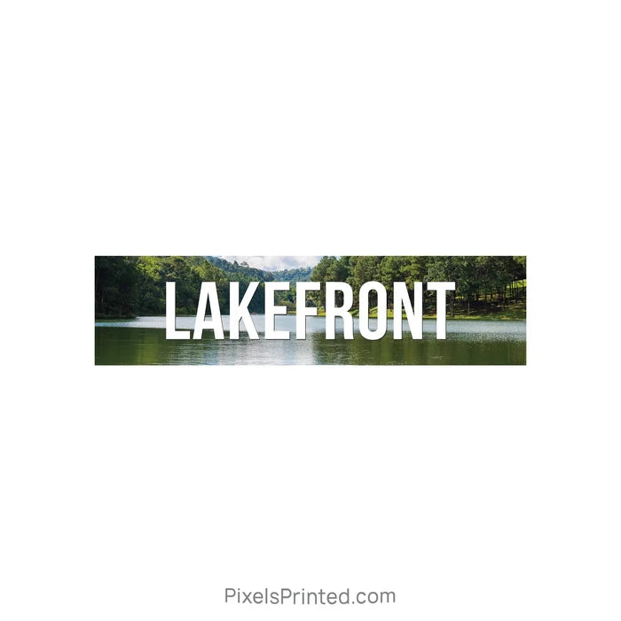 lakefront sign riders PixelsPrinted