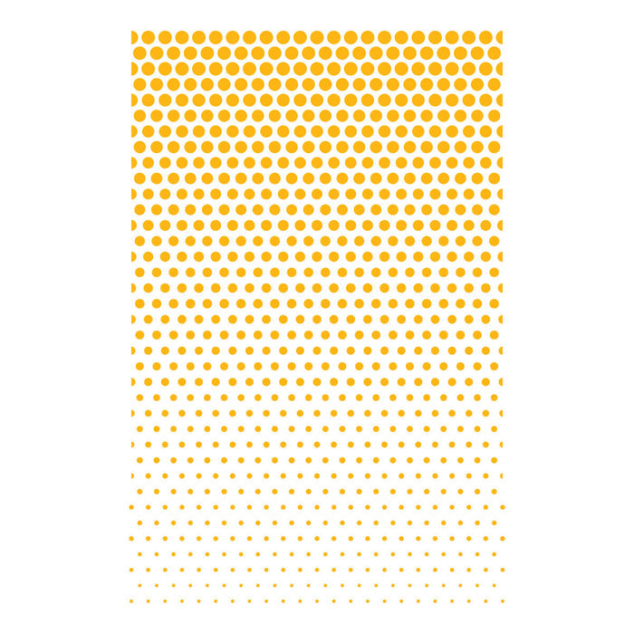 Layered Cascading Dots Stencil by Simon Hurley