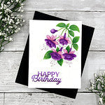 Layered Happy Birthday Etched Dies