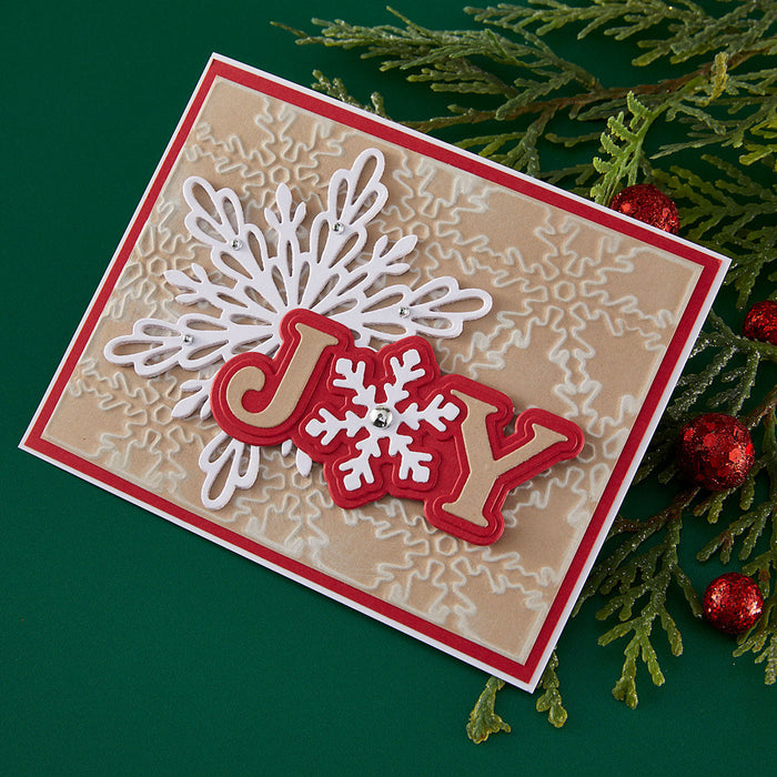 Layered Snowflakes Etched Dies by Lisa Horton