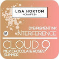 Lisa Horton Crafts Interference Ink Pad - Milk Chocolate Roses Shimmer