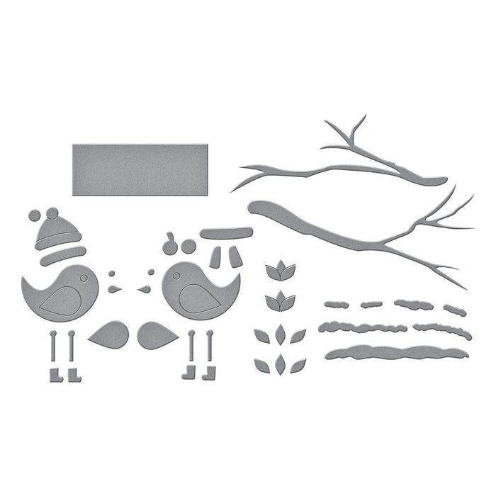 Little Birdies Etched Dies by Lisa Horton