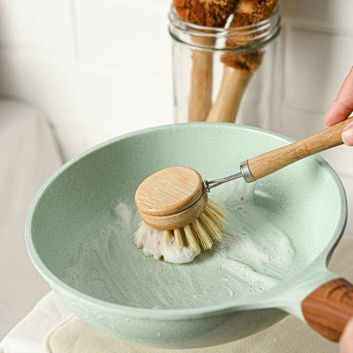 Long Handle Bamboo Dish Brush