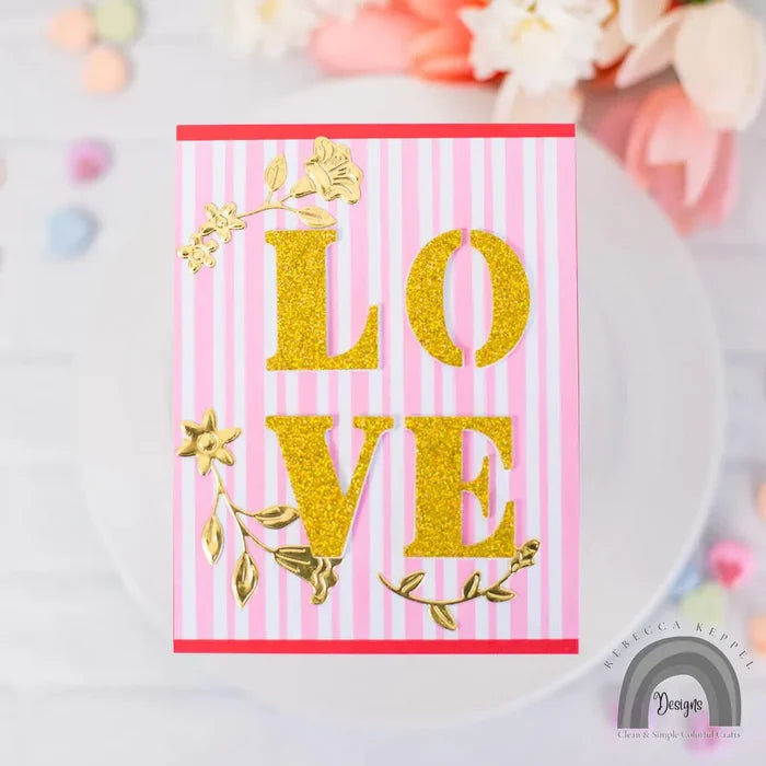 Love and Florals Fancy Dies