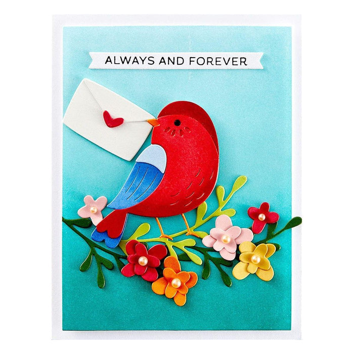 Love Note Bird Etched Dies