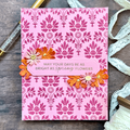 Luxe Damask -  Press & Foil Plate of the Month