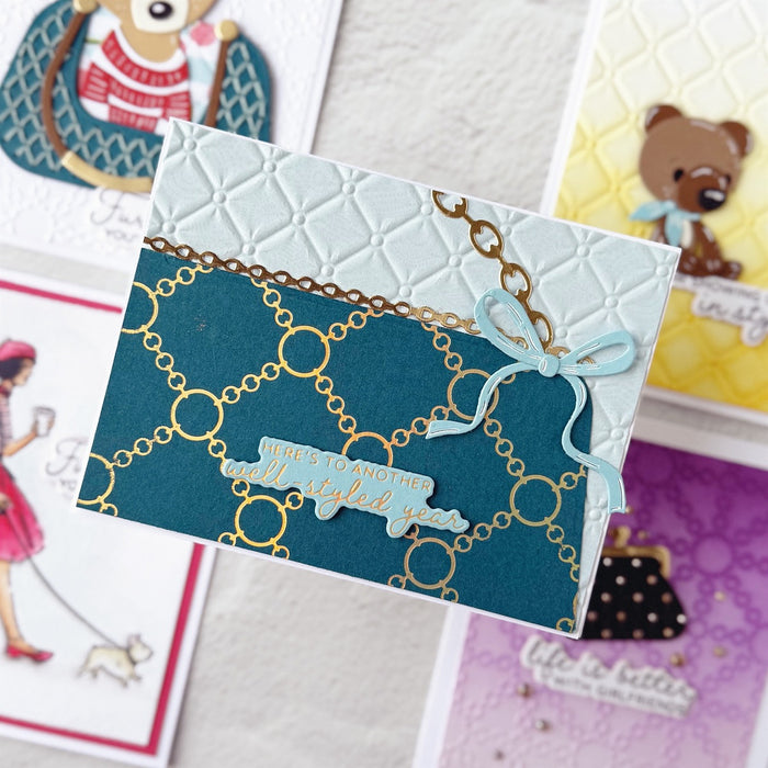 Luxe Links - Glimmer Hot Foil Kit of the Month (Plates & Die Only)