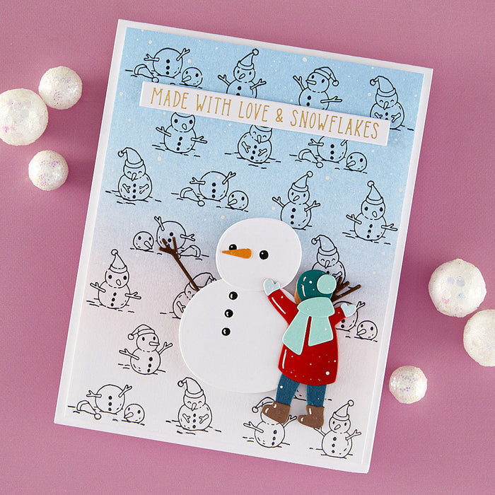 Made With Snowflakes - Press & Foil Plate of the Month