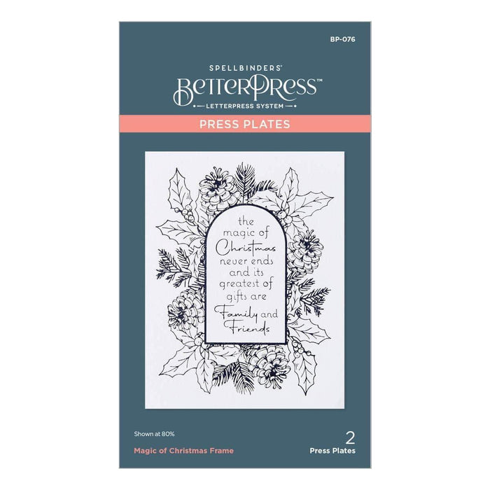 Magic of Christmas Frame Press Plates from the More BetterPress Christmas Collection