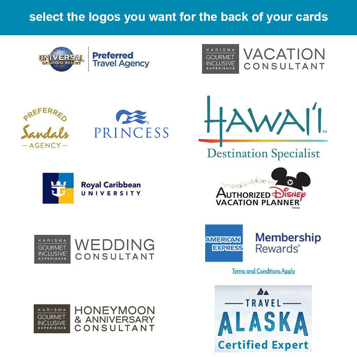 Magic Travel business cards PixelsPrinted