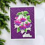 Magical Fuchsia Press + Foil Plate & Die Set by Alex Syberia Designs
